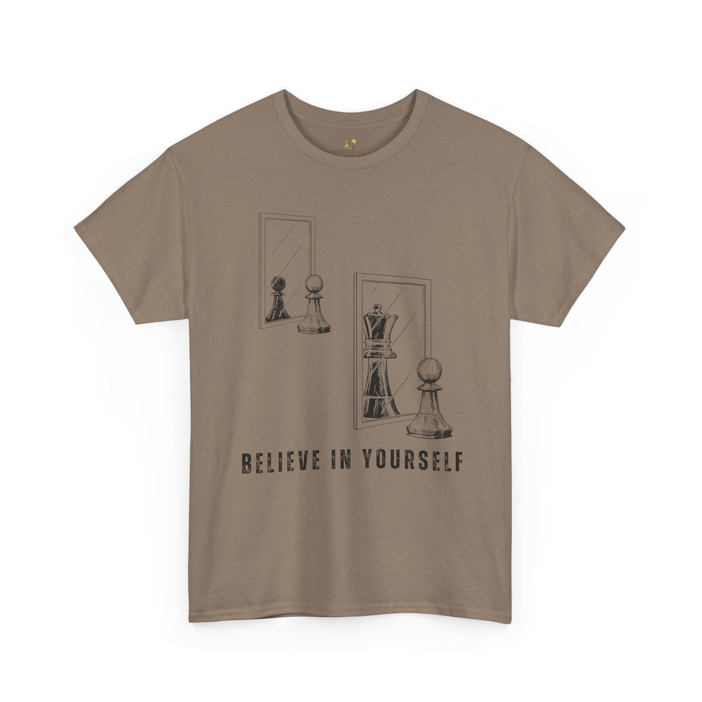 Believe in Yourself. Chess Pawn to King Reflection Tee | Inspirational Self-Esteem Tee | Motivational Shirt | Growth Mindset Gift | Unisex