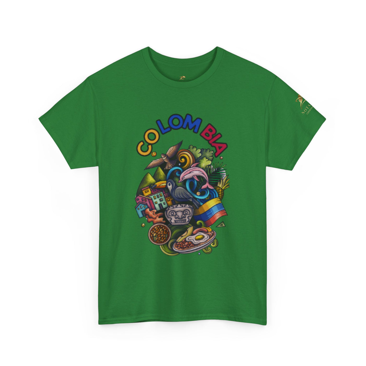 Colorful Unisex Heavy Cotton Tee with Joyful Message, Fun T-Shirt, Casual Wear, Gift for Friends, Summer Vibes, Festival Apparel - NOTALIFY