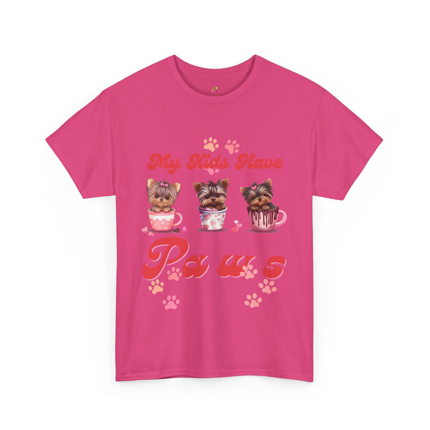 Dog Lover Unisex Tee, Animal Parent Tshirt, My Kids Have Paws Shirt, Cute Puppy Graphic Tee, Pet Owner Gift, Casual Dog Mom Dad Top - NOTALIFY
