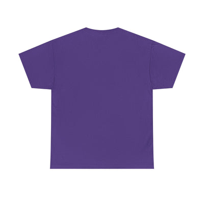 Retro purple T-shirt with "Be Kind, Rewind Often" graphic, unisex and nostalgic design.