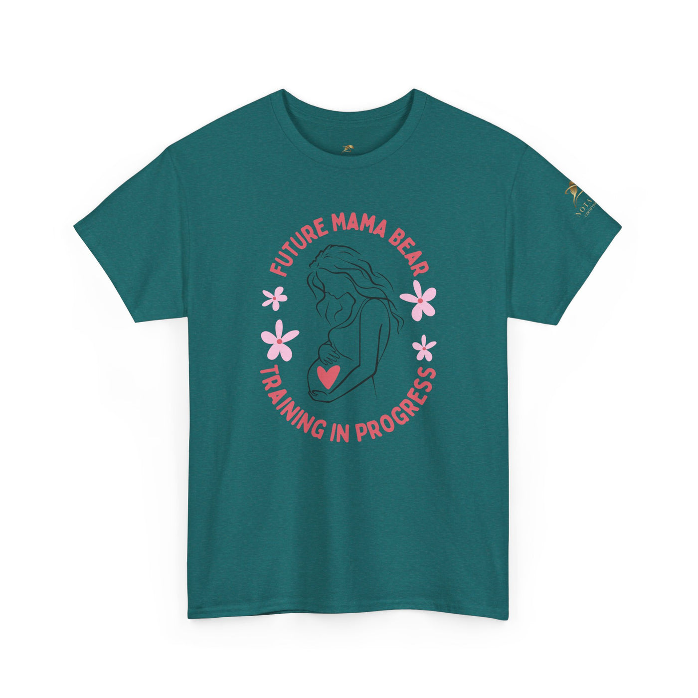 Maternity T-Shirt, Future Mama Bear, Training in Progress, Pregnancy A