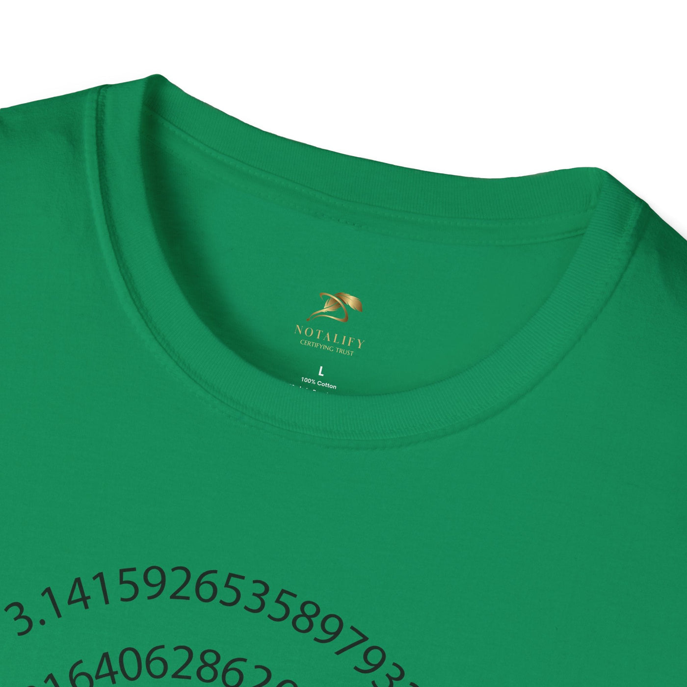 Pi Day Unisex Softstyle T-Shirt, Math Geek Gift, Irrationally Awesome 