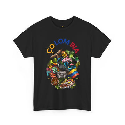 Colorful Unisex Heavy Cotton Tee with Joyful Message, Fun T-Shirt, Casual Wear, Gift for Friends, Summer Vibes, Festival Apparel - NOTALIFY