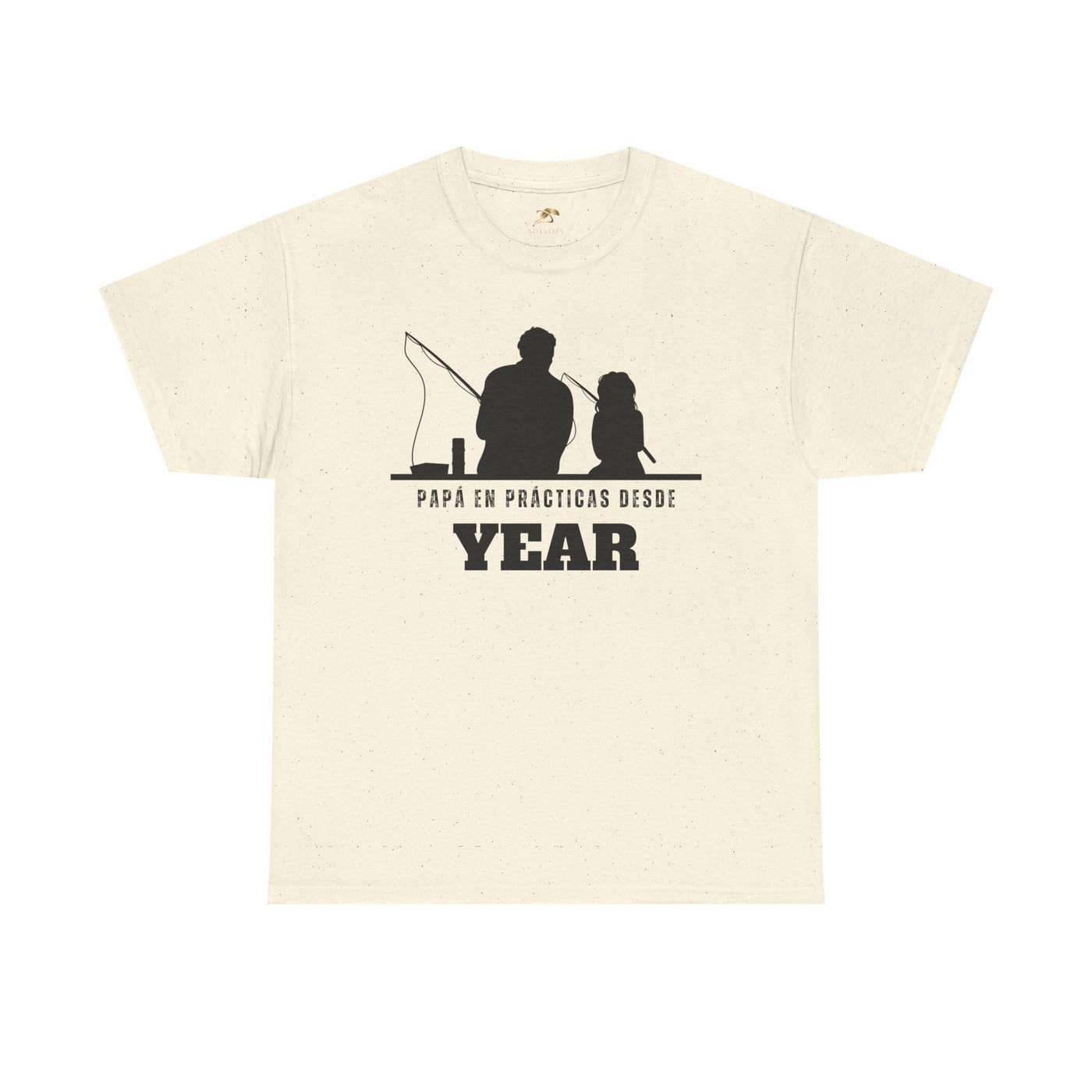 Fishing Dad Shirt | Papá en Prácticas Desde [Year] | Personalized Dad & Son/Daughter Fishing Tee | Fathers Day Gift | Spanish Custom T-Shirt