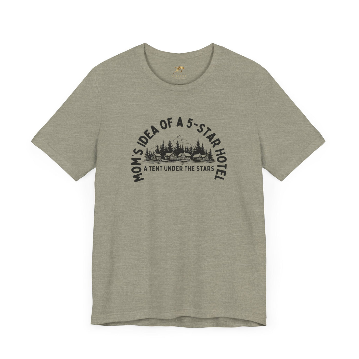 Mom's 5-Star Hotel Camping Tee, Unisex Comfort Shirt, Nature Lover Gif