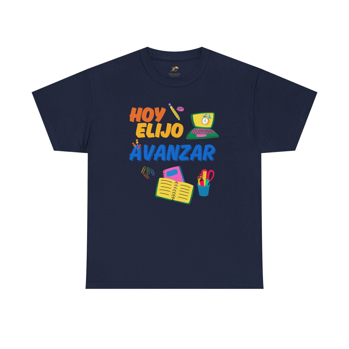 Hoy Elijo Avanzar Spanish Motivational T-Shirt | Back to School Teacher Tee | Growth Mindset Shirt | Spanish Student Gift | Unisex Tee