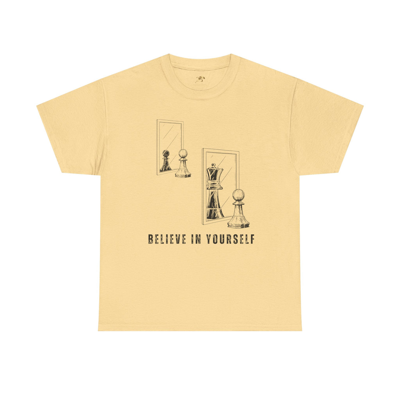 Believe in Yourself. Chess Pawn to King Reflection Tee | Inspirational Self-Esteem Tee | Motivational Shirt | Growth Mindset Gift | Unisex