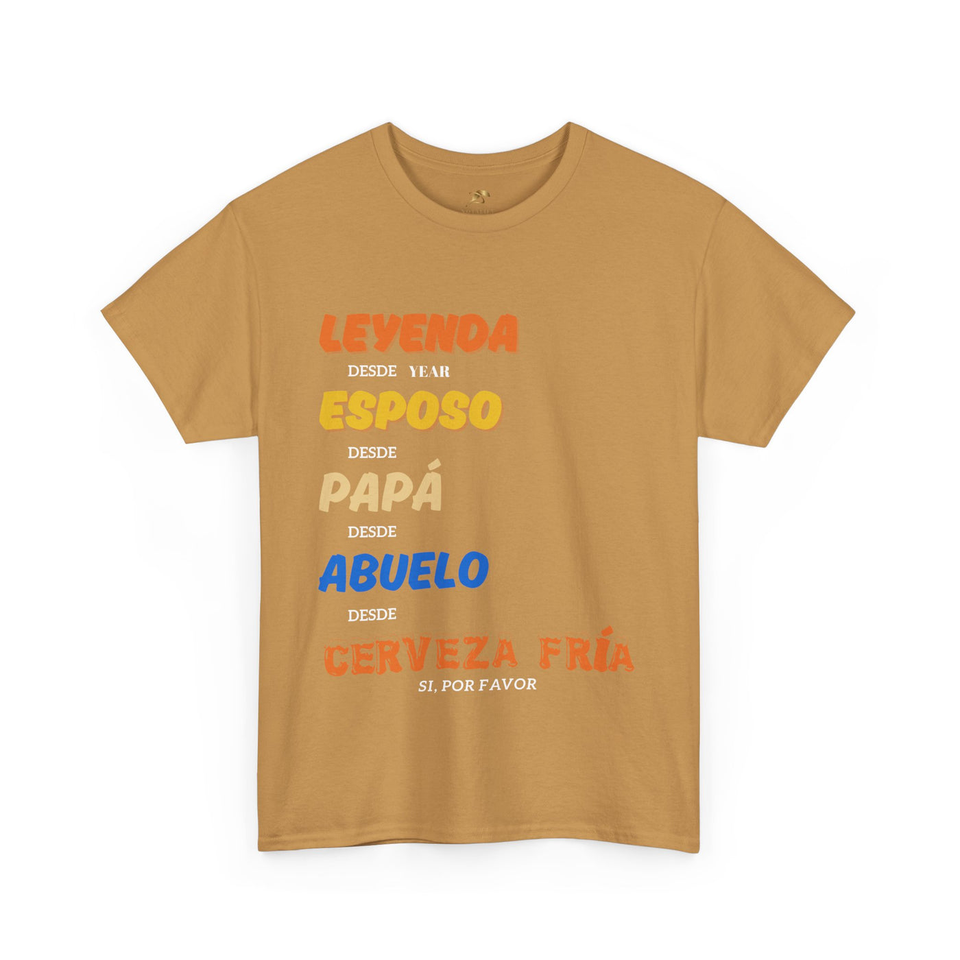 Funny Grandpa Beer Shirt | Leyenda Desde Esposo Papá Abuelo Tee | Spanish Dad Gift | Fathers Day Latino Humor T-Shirt for Men | Gift for Dad