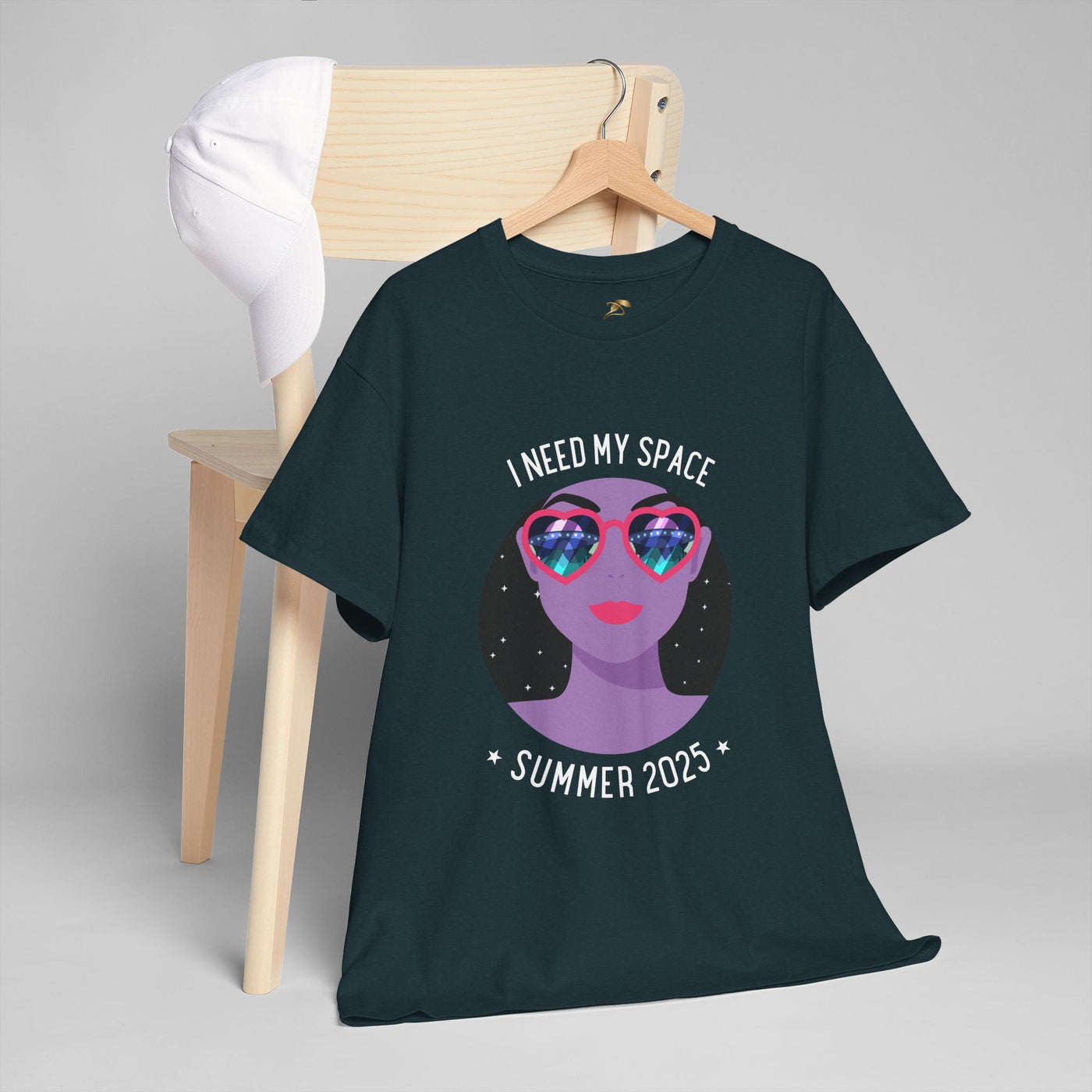 Astronaut space vibes tee with galaxy graphic, ideal for space lovers.