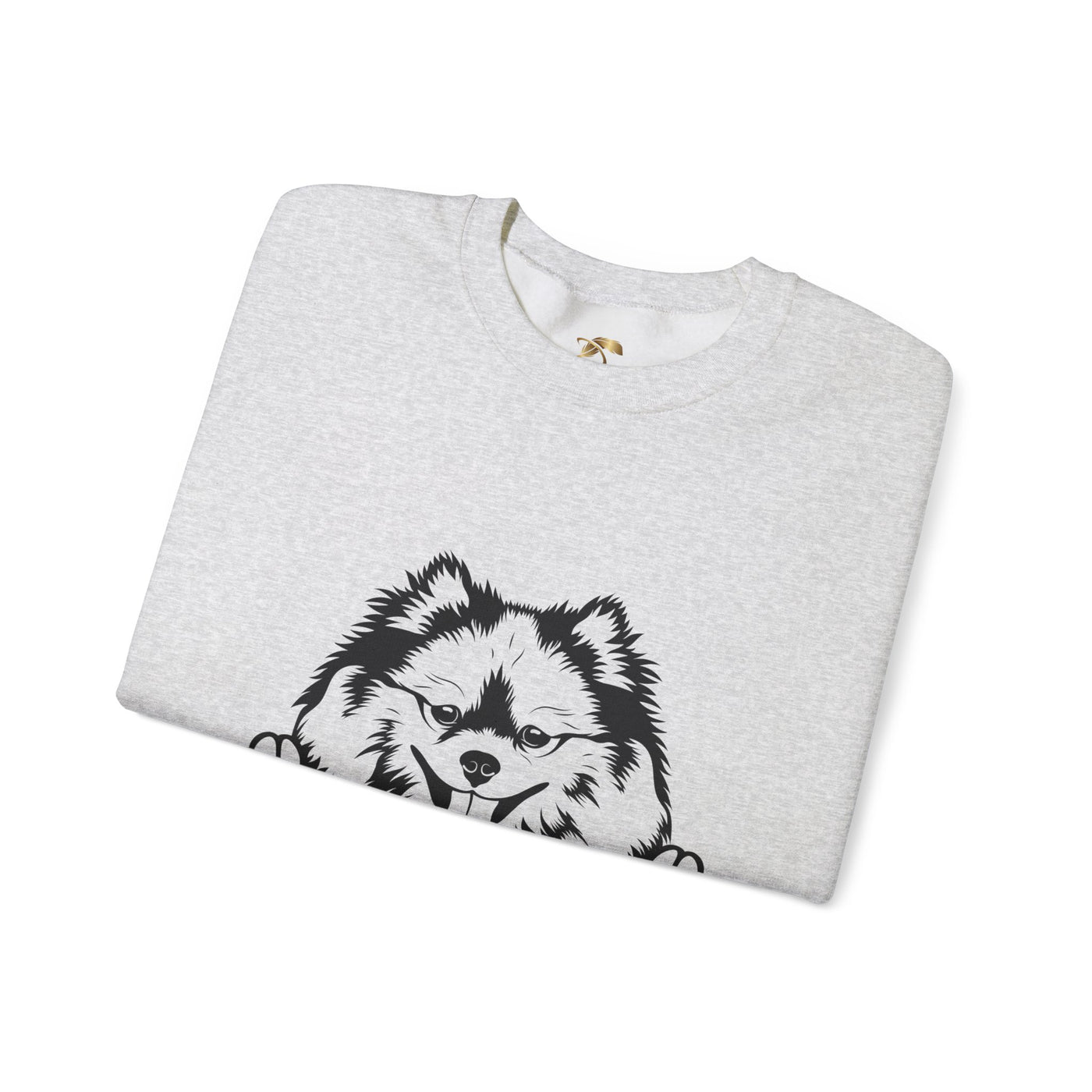 Pomeranian Lover Sweatshirt, Pet's Name Personalized Gift Idea, Pomeranian Dog Owner Apparel, Custom Dog Paw Print Jumper, Comfy Crewneck - NOTALIFY