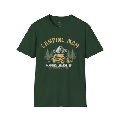 Camping Mom T-Shirt, Campfire Memories Tee, Outdoor Adventure Shirt, N