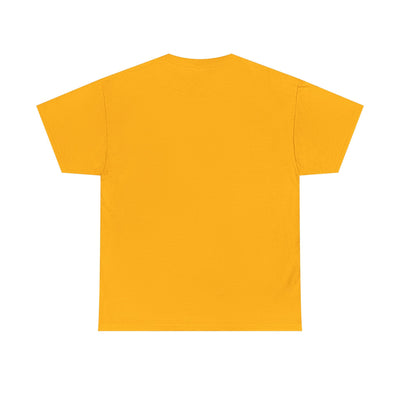 Unisex yellow t-shirt with "Be Kind, Rewind Often" design, retro 90s nostalgia theme.