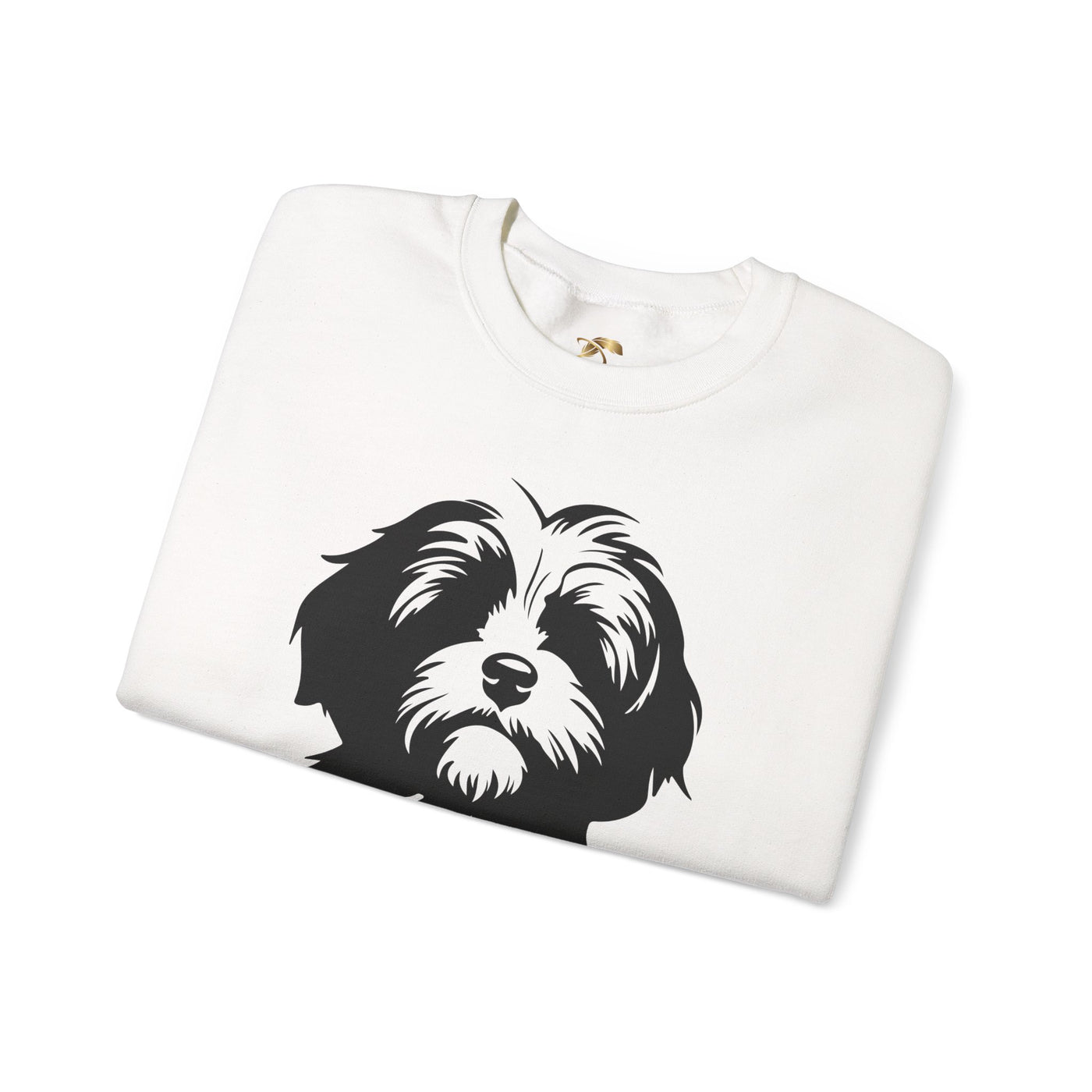 Shih Tzu Dog Lover Sweatshirt, Pet's Name Personalized Gift Idea, Frenchie Dog Owner Apparel, Custom Dog Paw Print Jumper, Comfy Crewneck