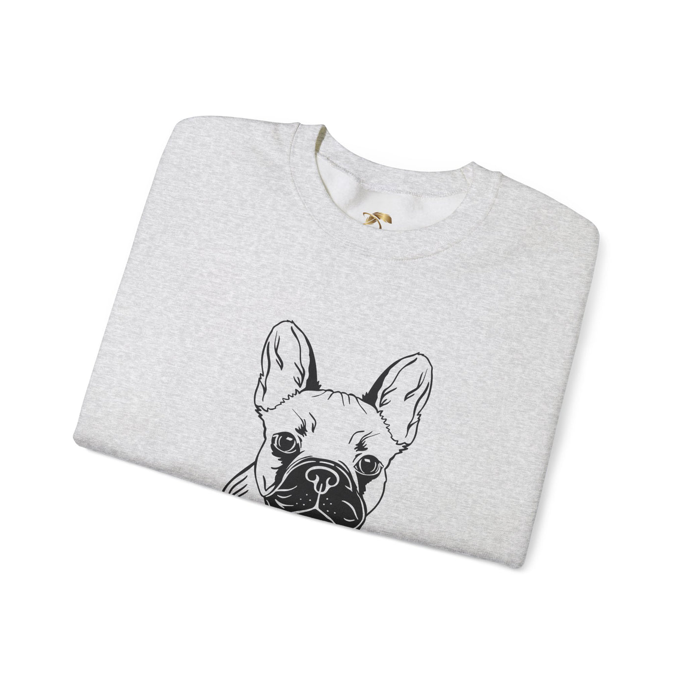Frenchie Dog Lover Sweatshirt, Pet's Name Personalized Gift Idea, Frenchie Dog Owner Apparel, Custom Dog Paw Print Jumper, Comfy Crewneck
