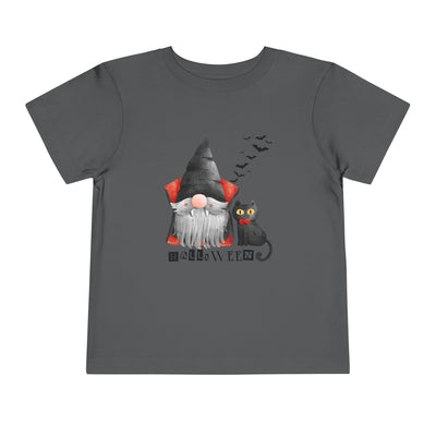 NOTALIFY Boo Halloween Gnome-CAT Toddler T-Shirt | Cute Fall Tee with Candy Bucket | Soft Cotton Short Sleeve | Spooky Outfit