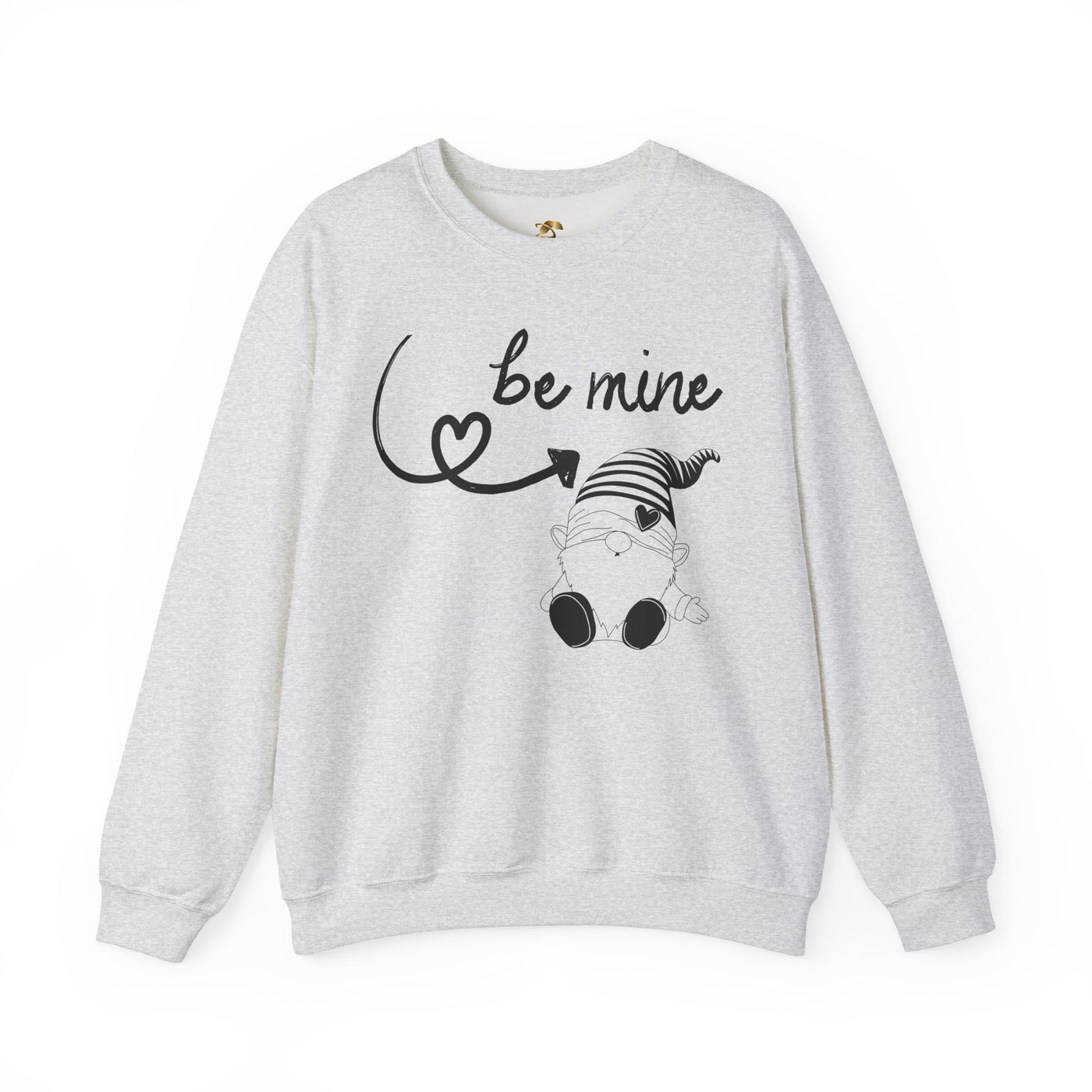 BE MINE Gnome Unisex Sweatshirt, Warm Crewneck Jumper, Comfy Pullover,