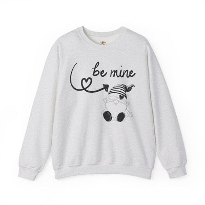 BE MINE Gnome Unisex Sweatshirt, Warm Crewneck Jumper, Comfy Pullover,