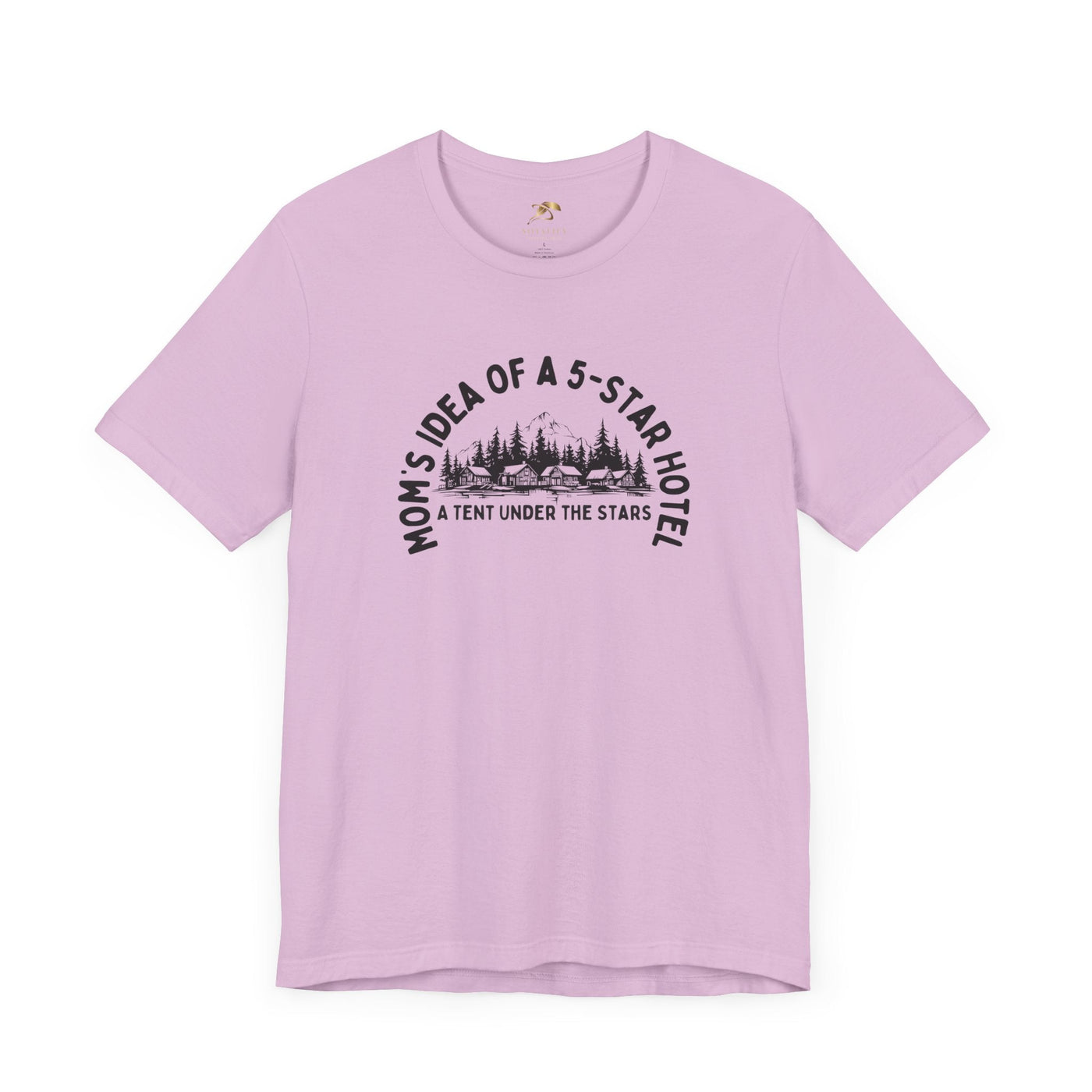 Mom's 5-Star Hotel Camping Tee, Unisex Comfort Shirt, Nature Lover Gif