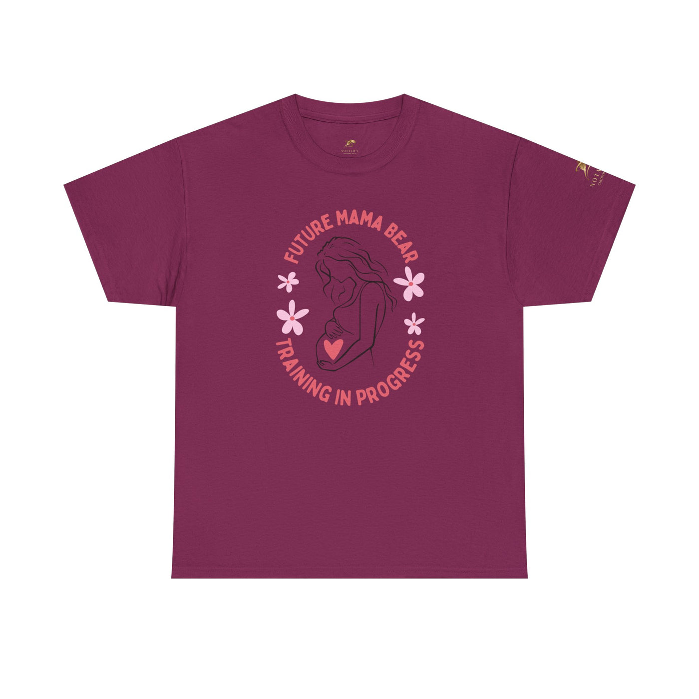 Maternity T-Shirt, Future Mama Bear, Training in Progress, Pregnancy A
