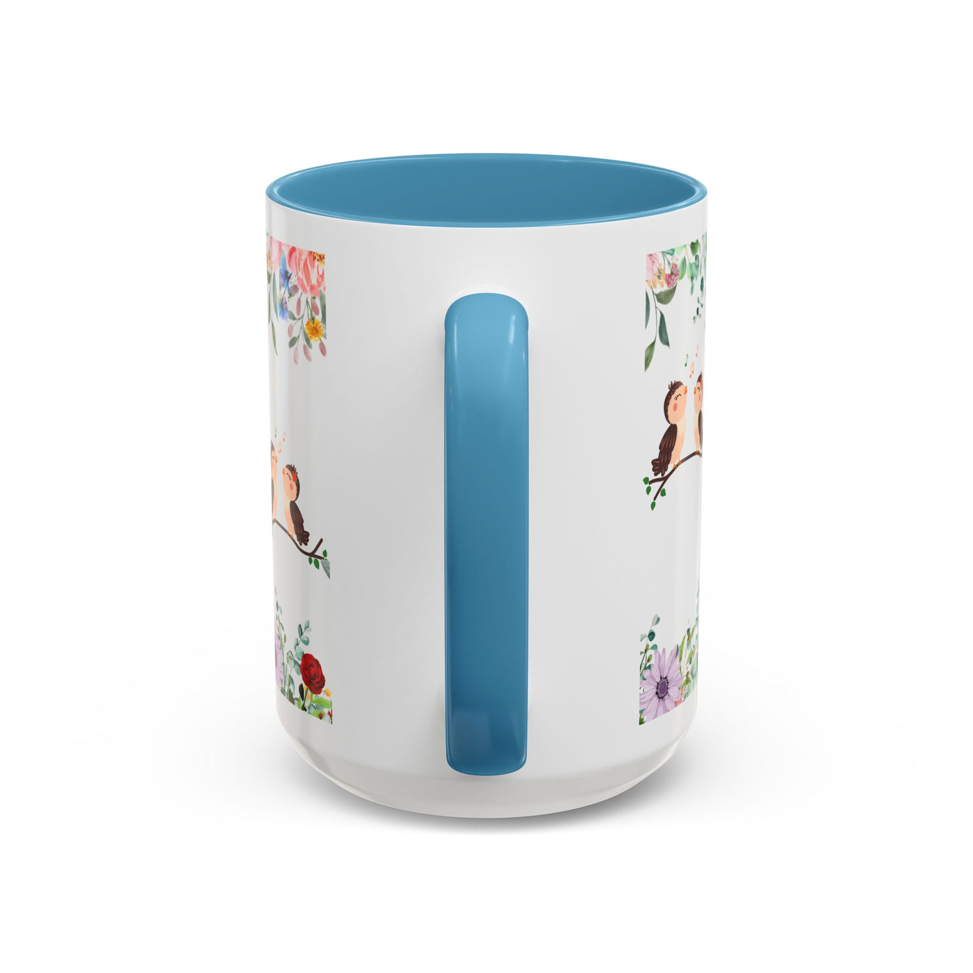 Mug, Inspirational Ceramic Cup w/ Flower Design, Bloom where you are planted, Gift for her/him, Quote Tea Mug, Home Office Decor, - NOTALIFY