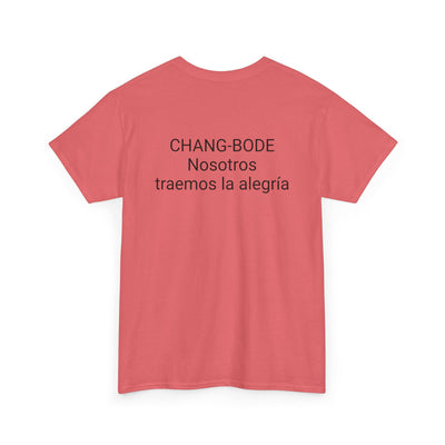 Colorful Unisex Heavy Cotton Tee with Joyful Message, Fun T-Shirt, Cas