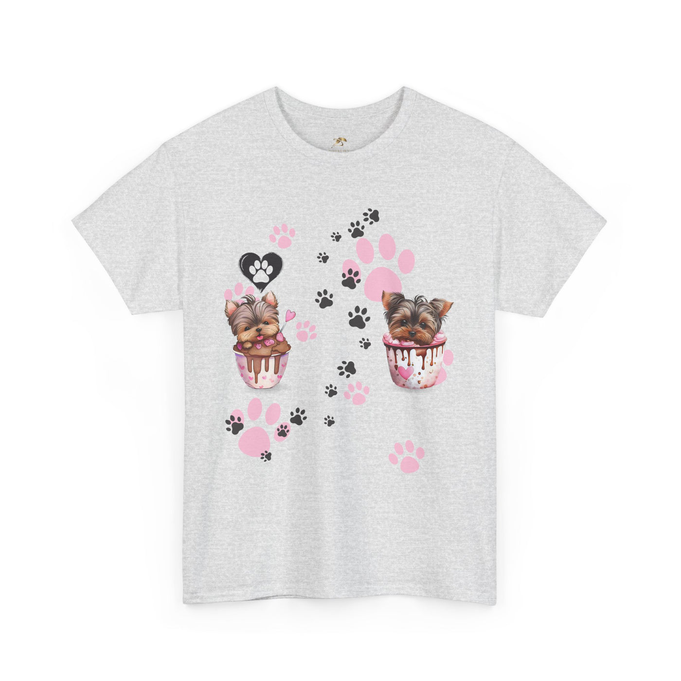 Pet Lover Unisex Heavy Cotton Tee, Love My Pet Shirt, Dog Cat Owner Gift, Animal Lover Apparel, Customized Pet Tee - NOTALIFY