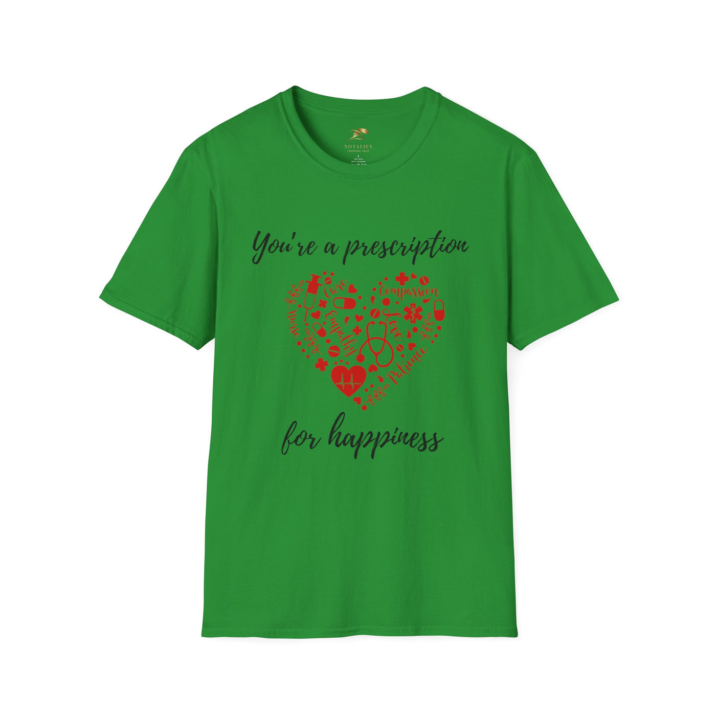 Love Prescription T-Shirt, Valentine's Day Gift, Couples Shirt, Enamorados Tee, San Valentin Apparel, Feb 14 Top - NOTALIFY