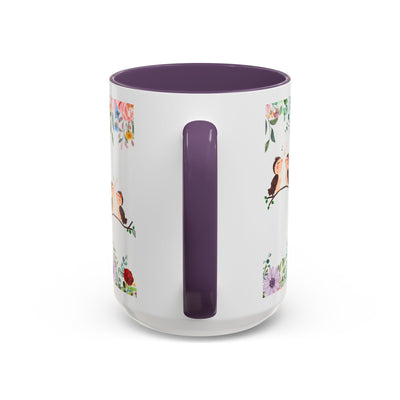 Mug, Inspirational Ceramic Cup w/ Flower Design, Bloom where you are planted, Gift for her/him, Quote Tea Mug, Home Office Decor, - NOTALIFY