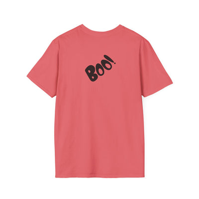 NOTALIFY Just Here for the Boo Dog Halloween TEE | Cute Puppy Costume | Soft Cotton | Fun Fall Outfit for Kids & Adults