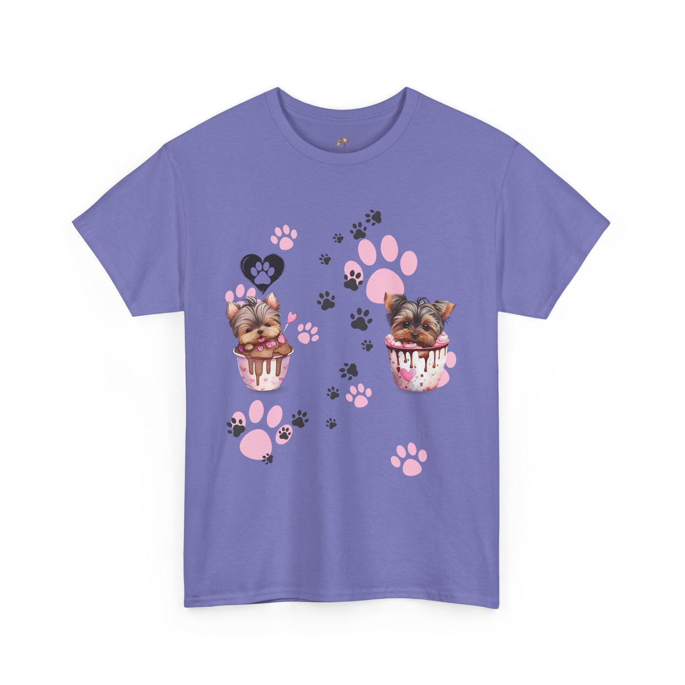 Pet Lover Unisex Heavy Cotton Tee, Love My Pet Shirt, Dog Cat Owner Gift, Animal Lover Apparel, Customized Pet Tee - NOTALIFY