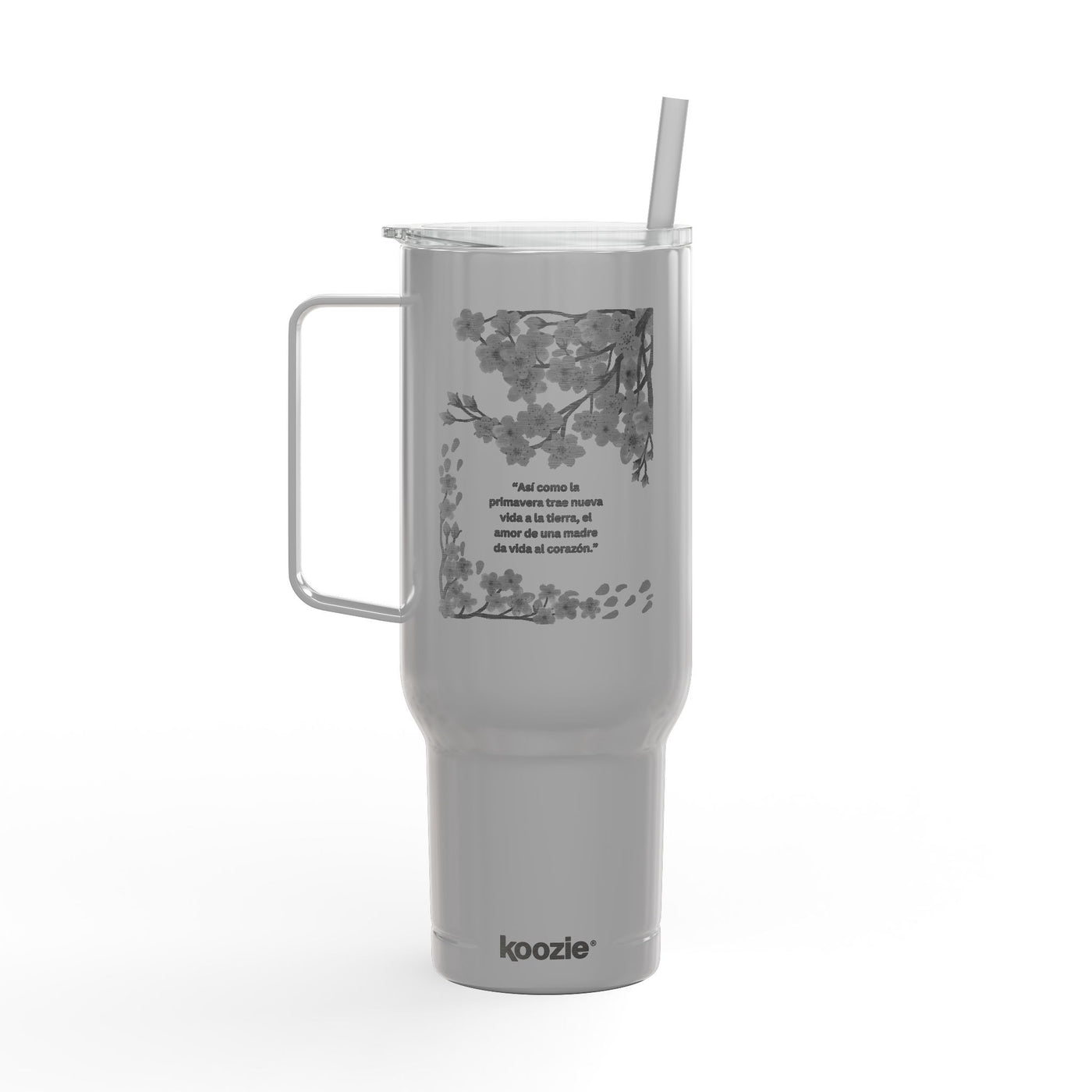 Floral Insulated Tumbler, Custom Drinkware for Moms - Personalized 40oz Gift for Birthdays, Mother's Day, Special Occasions, Engraving - NOTALIFY