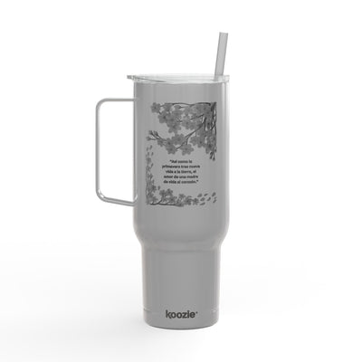 Floral Insulated Tumbler, Custom Drinkware for Moms - Personalized 40oz Gift for Birthdays, Mother's Day, Special Occasions, Engraving - NOTALIFY