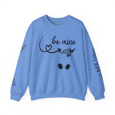 BE MINE Gnome Unisex Sweatshirt, Cozy Crewneck Jumper, Soft Pullover, Gender-Neutral Sweater, Casual Winter Shirt - NOTALIFY