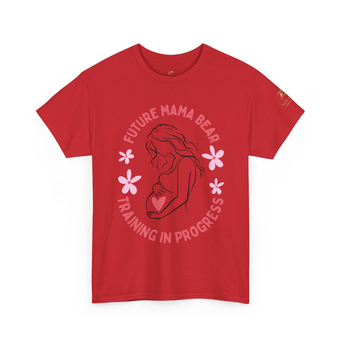 Maternity T-Shirt, Future Mama Bear, Training in Progress, Pregnancy Announcement Shirt, Baby Shower Gift, Gender Reveal Top, Mother's Day - NOTALIFY