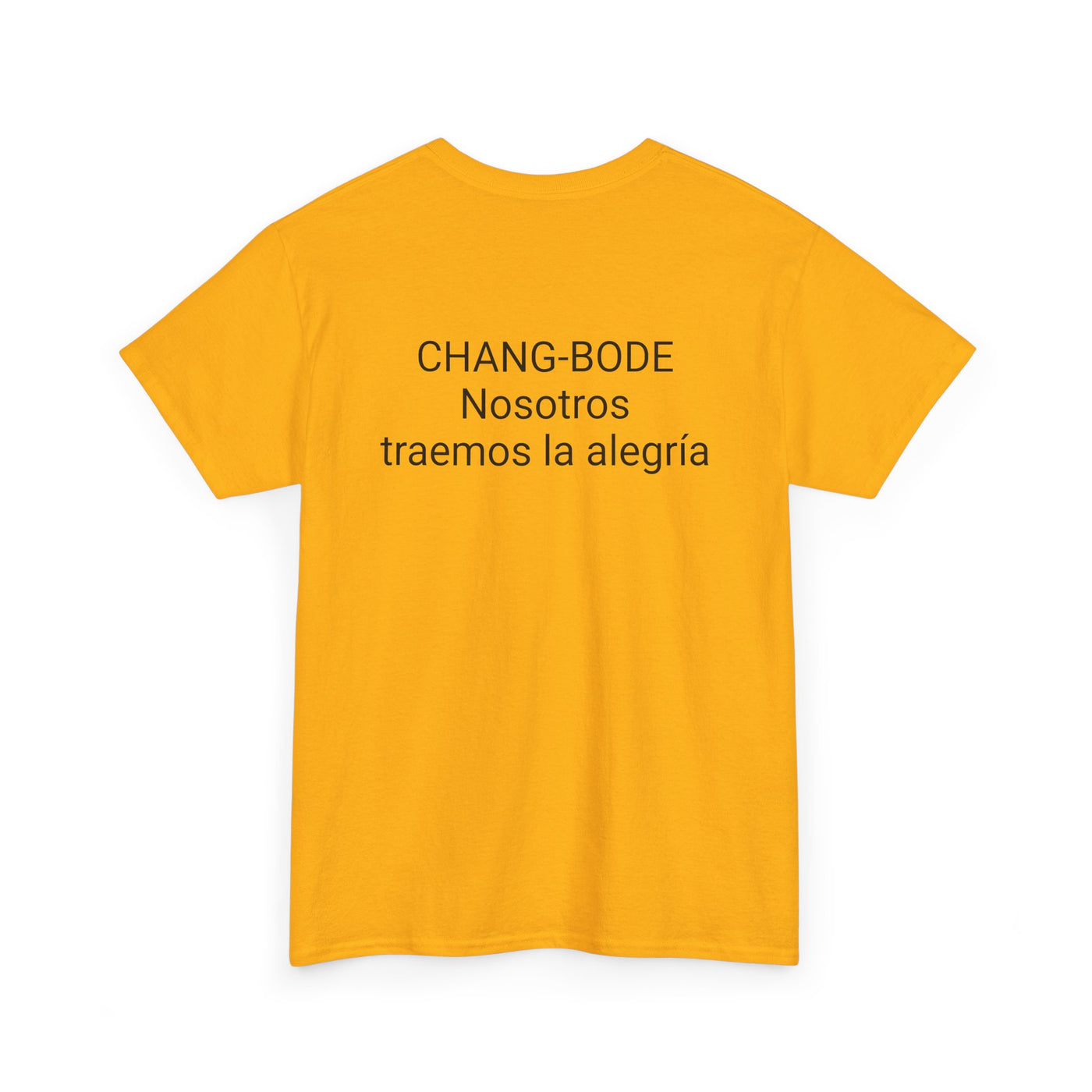Colorful Unisex Heavy Cotton Tee with Joyful Message, Fun T-Shirt, Cas