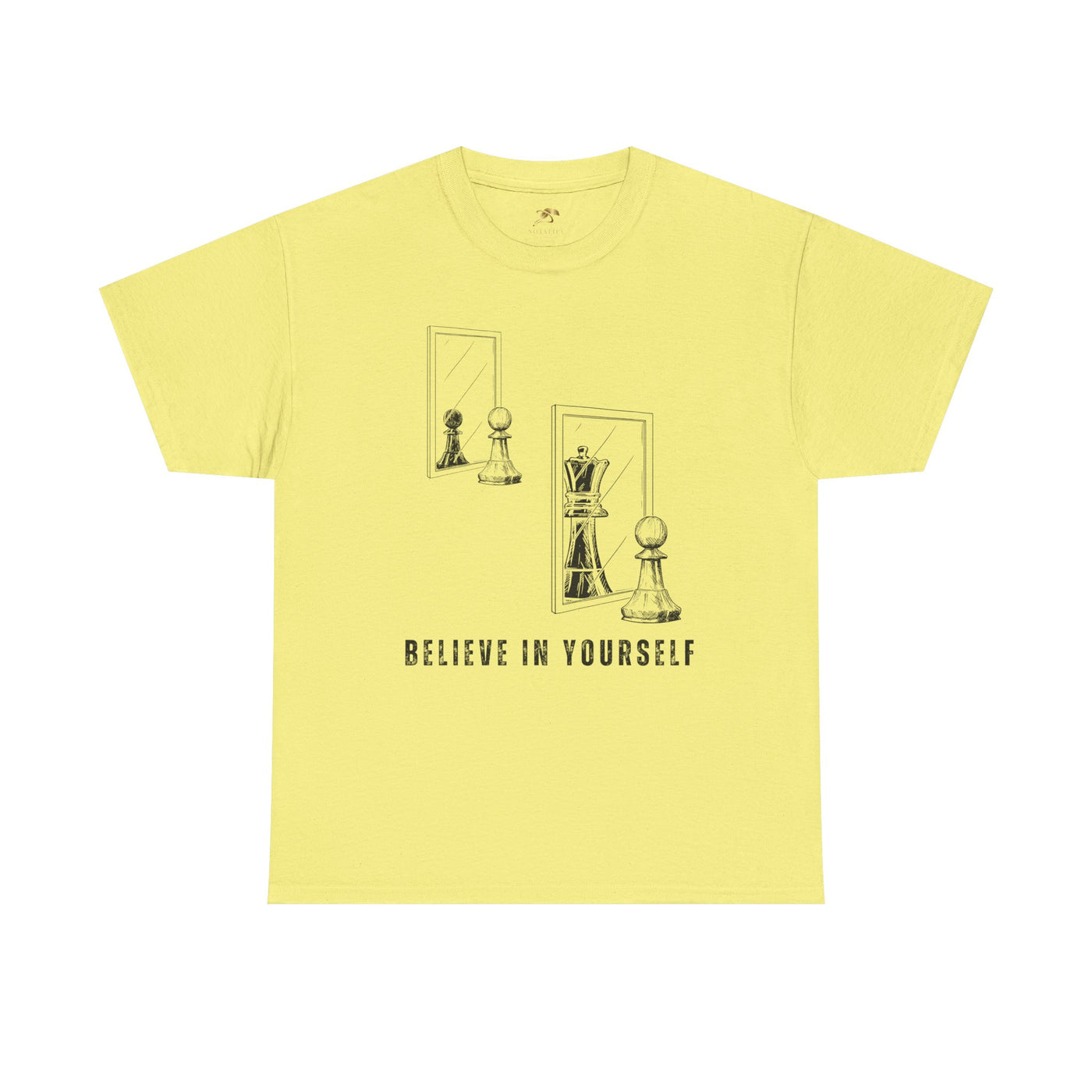 Believe in Yourself. Chess Pawn to King Reflection Tee | Inspirational Self-Esteem Tee | Motivational Shirt | Growth Mindset Gift | Unisex