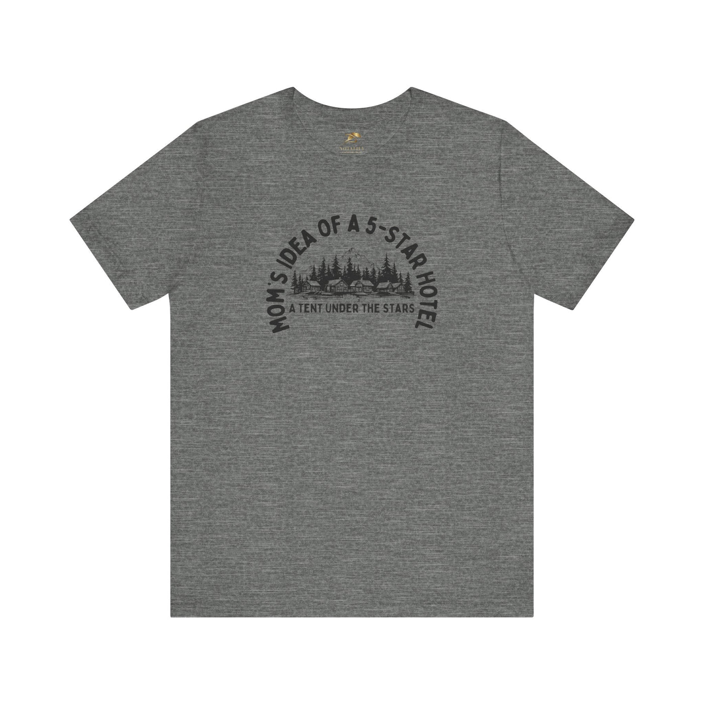 Mom's 5-Star Hotel Camping Tee, Unisex Comfort Shirt, Nature Lover Gif