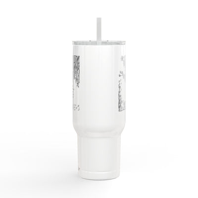 Floral Insulated Tumbler, Custom Drinkware for Moms - Personalized 40oz Gift for Birthdays, Mother's Day, Special Occasions, Engraving - NOTALIFY