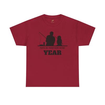 Fishing Dad Shirt | Papá en Prácticas Desde [Year] | Personalized Dad & Son/Daughter Fishing Tee | Fathers Day Gift | Spanish Custom T-Shirt