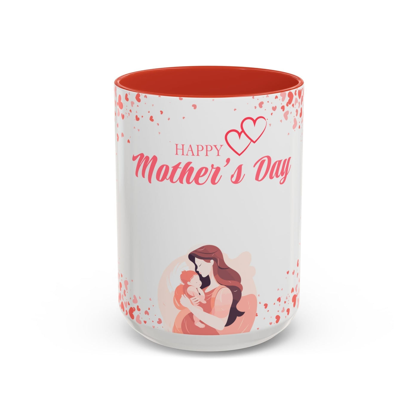 Cute Hearts Mug – Mother's Day Gift for Mom, Tea & Coffee Cup