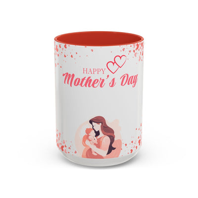 Cute Hearts Mug – Mother's Day Gift for Mom, Tea & Coffee Cup