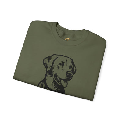 Labrador Lover Sweatshirt, Pet's Name Personalized, Labrador Dog Owner Apparel, Custom Dog Paw Print Jumper, Comfy Crewneck - NOTALIFY