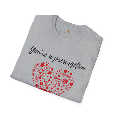 Love Prescription T-Shirt, Valentine's Day Gift, Couples Shirt, Enamorados Tee, San Valentin Apparel, Feb 14 Top - NOTALIFY