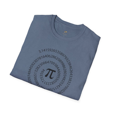 Pi Day Unisex Softstyle T-Shirt, Math Geek Gift, Irrationally Awesome 