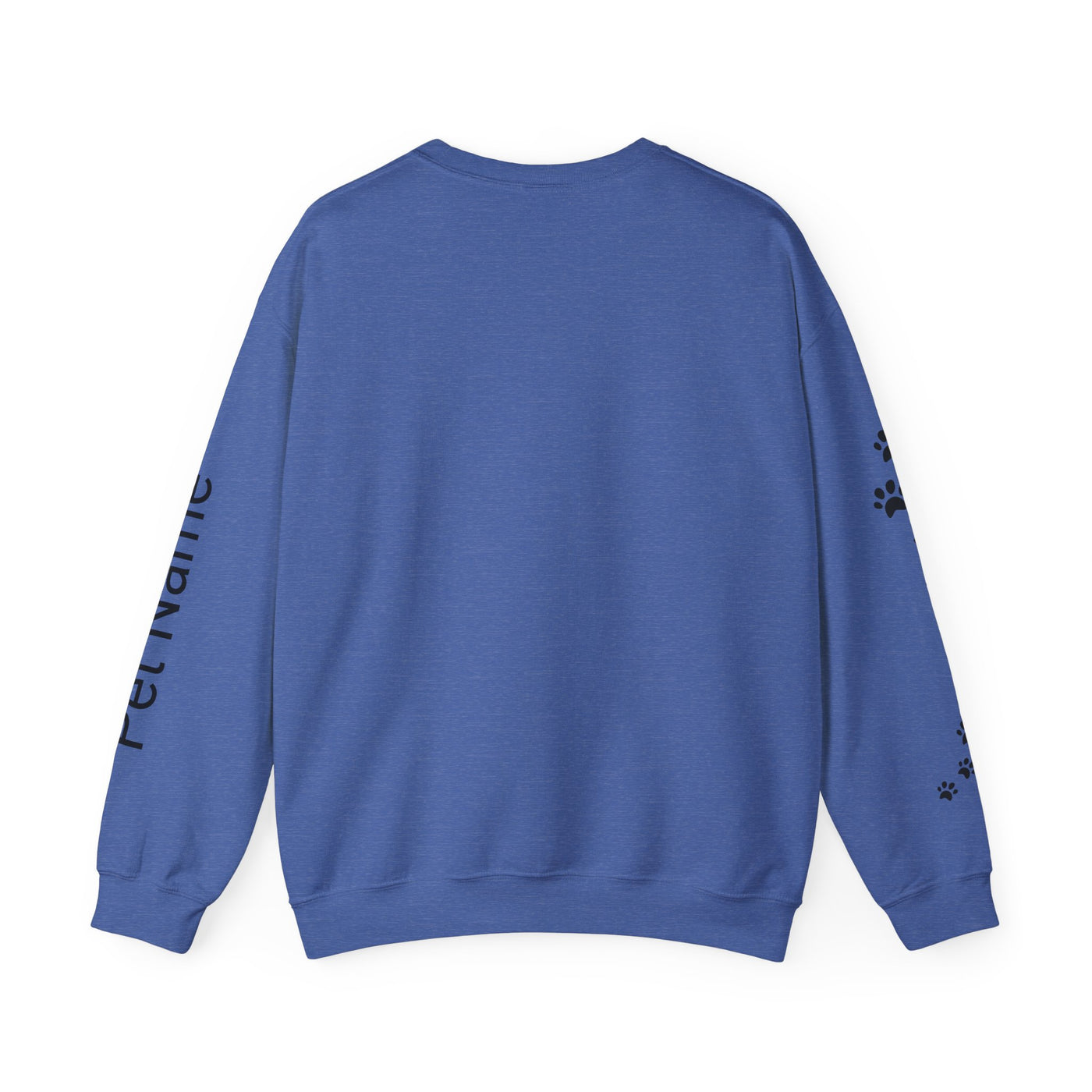 Damatian Dog Lover Sweatshirt, Pet's Name Personalized Gift Idea, Frenchie Dog Owner Apparel, Custom Dog Paw Print Jumper, Comfy Crewneck