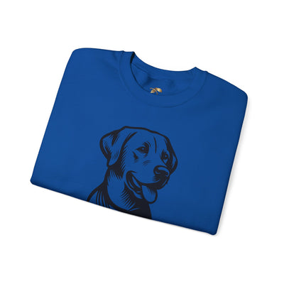 Labrador Lover Sweatshirt, Pet's Name Personalized, Labrador Dog Owner Apparel, Custom Dog Paw Print Jumper, Comfy Crewneck - NOTALIFY