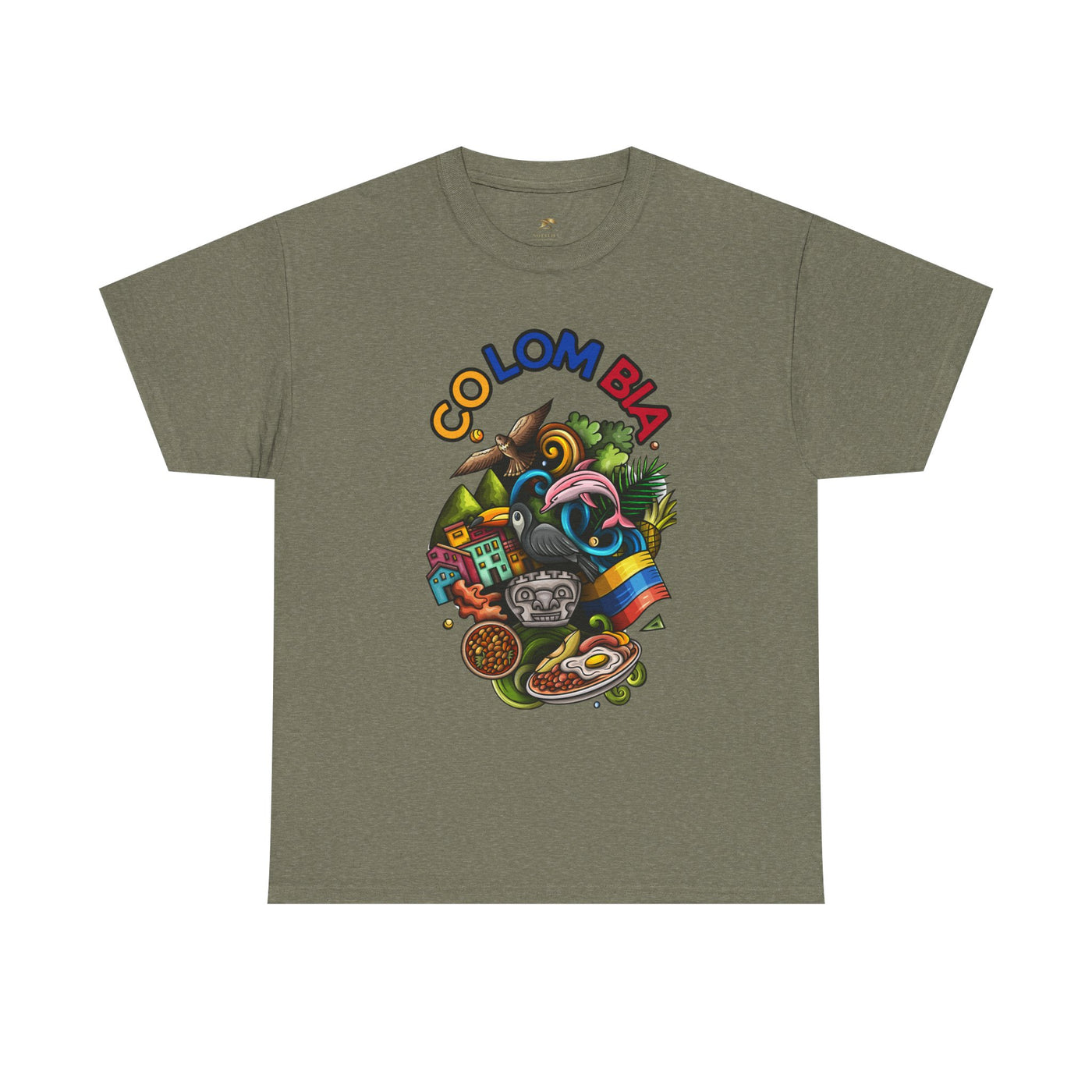 Colorful Unisex Heavy Cotton Tee with Joyful Message, Fun T-Shirt, Casual Wear, Gift for Friends, Summer Vibes, Festival Apparel - NOTALIFY