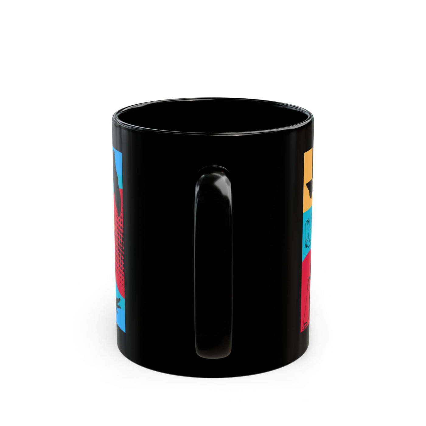 Fun Black Mug, Texas vs Miami Theme, Perfect Gift for Coffee Lovers, Birthday, Parties, Moving to Texas, Leaving Miami, Texas - NOTALIFY