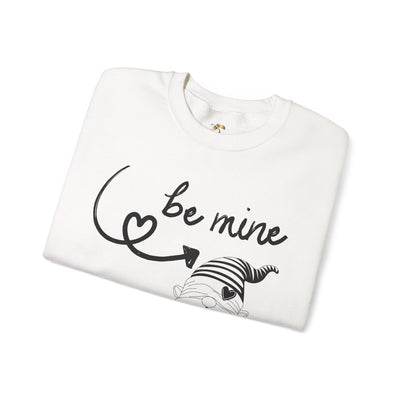 BE MINE Gnome Unisex Sweatshirt, Cozy Crewneck Jumper, Soft Pullover, Gender-Neutral Sweater, Casual Winter Shirt - NOTALIFY