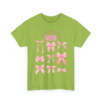 Cute Mom Tee, Personalized Mother Shirt, Family Gift, Mom Life Top, Mother's Day Present, Mommy Birthday Shirt - NOTALIFY